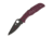 Spyderco Endela Folding Knife, 3.41in, Micro-Melt PD#1, Drop Point Blade, Burgundy FRN Handle, C243BGBKP