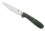 Spyderco Sprig G-10 Plain Edge Fixed Blade Knife, Forest Green FB37GGRP