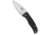 Spyderco Bodacious Folding Knife, 3.63in, CPM-S90V, Drop Point Blade, Black Carbon Fiber Handle, C263CFP90V