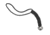 Spyderco Round Pewter Bead, Black Paracord Lanyard BEAD2LY