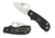 Spyderco Squeak SlipIt Folding Knife, 2in, N690Co, Clip Point Blade, Satin Finish, Plain Edge, FRN Black Handle, C154PBK