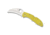 Spyderco Salt Tasman 2 Lightweight Folding Knife, 2.91in, H-1, Hawkbill Blade, PlainEdge, FRN Yellow Handle, C106PYL2