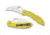 Spyderco Salt Tasman 2 Lightweight Folding Knife, 2.91in, H-1, Hawkbill Blade, PlainEdge, FRN Yellow Handle, C106PYL2