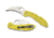 Spyderco Salt Tasman 2 Lightweight Folding Knife, 2.91in, H-1 Steel, Hawkbill Blade, SpyderEdge, FRN Yellow Handle, C106SYL2