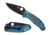 Spyderco Tenacious Folding Knife, 3.35 in, D2, Blue, Titanium, Diamond Like Coating, C122TIBLBKD2P