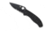 Spyderco Tenacious Folding Knife, 3.39 in, Black Partially Serrated Blade, Black G-10 Handle, C122GBBKPS