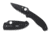 Spyderco Tenacious Folding Knife, 3.39 in, Black Partially Serrated Blade, Black G-10 Handle, C122GBBKPS