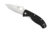 Spyderco Tenacious Folding Knife, 3.39 in, Silver Plain Blade, Black G-10 Handle, C122GP