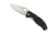 Spyderco Tenacious Folding Knife, 3.39 in, Silver Partially Serrated Blade, Black G-10 Handle, C122GPS