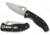 Spyderco Tenacious Lightweight Folding Knife, 3.39 in, 8Cr13MoV, Clip Point Blade, FRN Black Handle, C122PBK