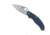 Spyderco UK Penknife Folding Knife, 2.95in, CPM SPY27, Leaf Blade, G10 Blue Handle, C94GPCBL