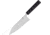 Spyderco Wakiita Bunka Santoku Knife, 7.63 satin finish CTS-BD1 stainless blade, Black G10 handle, K18GP