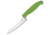Spyderco Z-Cut Kitchen Knife Green, 4.5 satin finish serrated CTS-BD1 stainless blade, Green polypropylene handle, K14SGN