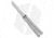 Squid Industries Krake Raken V3 Butterfly Folding Knife, 4.50in, AEB-L Steel, Tanto Blade, Aluminum, Gray Handle, Gray/Silver, 10.125 inch, BHQ-103091