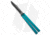 Squid Industries Krake Raken V3 Butterfly Folding Knife, 4.50in, AEB-L Steel, Clip Point Blade, Aluminum, Teal Handle, Teal/Black, 10.125 inch, BHQ-139553