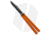 Squid Industries Krake Raken V3 Butterfly Folding Knife, 4.50in, AEB-L Steel, Clip Point Blade, Aluminum, Orange Handle, Orange/Black, 10.125 inch, BHQ-178861