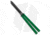 Squid Industries Krake Raken V3 Butterfly Folding Knife, 4.50in, AEB-L Steel, Tanto Blade, Aluminum, Green Handle, Green/Black, 10.125 inch, BHQ-178877