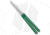 Squid Industries Krake Raken V3 Butterfly Folding Knife, 4.50in, AEB-L Steel, Clip Point Blade, Aluminum, Green/White Handle, Green/White/Silver, 10.125 inch, BHQ-179150