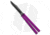 Squid Industries Krake Raken V3 Butterfly Folding Knife, 4.50in, AEB-L Steel, Clip Point Blade, Aluminum, Purple Handle, Purple/Black, 10.125 inch, BHQ-180385