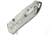 SRM Knives SRM 9015 Framelock Folding Knife, 4.75in Closed, 3.25in Satin 12C27 Sandvik SS Drop Point, SS Handle, Thumb Stud, Pocket Clip, K918