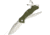 SRM Knives SRM 9019 Linerlock Double Open Folding Knife, 4.75in Closed, 3.25in 12C27 Sandvik SS Blade, Green G10 Handle, Thumb Stud, K912