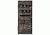 Stack-On 22-Gun w/Back-lit Electronic Lock,24.75x24x59in,Brown Hammertone W-22-BH-E-S