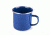 Stansport Enamel Mug w/Stainless Steel Rim, Blue, 22oz