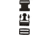 Stansport Side Release Buckle w/Slider - 1.5in 7063
