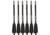 Steambow AR-Series Bodkin Arrows, Set of 6, Black, 401