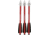 Steambow AR-Series Broadhead Arrows, Set of 3, Red, 250