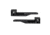 Steambow AR-Series-Side Panels with String Dampeners, Black, 743