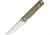 Stedemon BP02 Linerlock Folding Knife, Bp02 Linerlock, 4.5in Closed, 3.5in Satin 440C SS Drop Point, Coyote Brown Polymer Handle, Thumb Stud, Pocket Clip, Coyote brown, BP02BRW