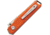 Stedemon BP02 Linerlock Folding Knife, Bp02 Linerlock, 4.5in Closed, 3.5in Satin 440C SS Drop Point, Orange Polymer Handle, Thumb Stud, Pocket Clip, Orange, BP02ORG