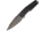 Stedemon UncleOne Fixed Blade Black Fixed Blade Knife, 4.25in, Standard Edge, Black Stonewash, Black, G10 Handle STEUB012
