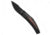 Steel Addiction Knives Tashi Bharucha + Lee Williams Small Krypton Knife Black Ti/Lava Flow 3.1" PVD, Black/Red, Elmax, adult, BHQ-220008
