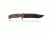 Steel Will Chieftain Clip-Point Fixed Blade Knife, Orange 1620