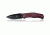 Steel Will Gekko Drop Point Folding Blade 8.98 in OAL, Maroon 1505