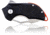 Steel Will Kobold Folding Knife, 1.75in, D2, Drop Point, Satin Blade, G10 Anodized Handle, Black, SWF66-16