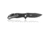 Steel Will Lanner Folding Knife, 3.25in D2 Steel Blade, Black Coated, Black Handle F35M-09
