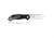 Steel Will Lanner Folding Knife, 3.25in D2 Steel Blade, Stainless Steel Finish, Black Handle F35M-01