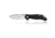 Steel Will Lanner Folding Knife, 3.25in D2 Steel Blade, Stainless Steel Finish, Black Handle F35M-01