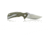 Steel Will Plague Doctor Folding Knife, 8.35in, D2, G10, Liner Lock, Silver Steel/Green F16M-02