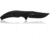 Steel Will Sargas Folding Knife, 3.25in, D2, Clip Point, Stonewashed Black Blade, G10 Anodized Handle, Black, SWF60-08