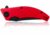 Steel Will Sargas Folding Knife, 3.25in, D2, Clip Point, Stonewashed Black Blade, G10 Anodized Handle, Red, SWF60-13