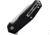 Steel Will Tenet 2 Black Folding Knife, 4.5in Closed, 3.5in Satin D2 Tool Steel Blade, Black G10 Handle, SWF31-01