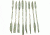 Steelex 8 Pc. Riffler 8 Double-Ended Profiles Rasp Set, Aggressive Tooth Cut D2476