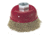 Steelex Plus 2-1/2in Brass Coated Crimped Steel Wire Cup Brush M10-1.5mm Thread D2294