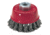 Steelex Plus 2-1/2in Twist Knotted Steel Wire Cup Brush 5/8-11 Thread D2279