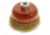 Steelex Plus 4in Brass Coated Crimped Steel Wire Cup Brush M14-2mm Thread D2292