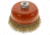 Steelex Plus 5in Brass Coated Crimped Steel Wire Cup Brush M14-2mm Thread D2293